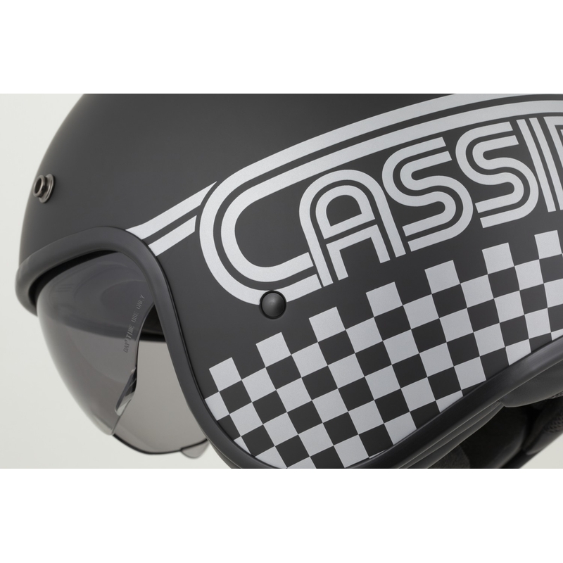 Cassida Oxygen 2.0 Rondo otvorena motociklistička kaciga mat crno-srebrna