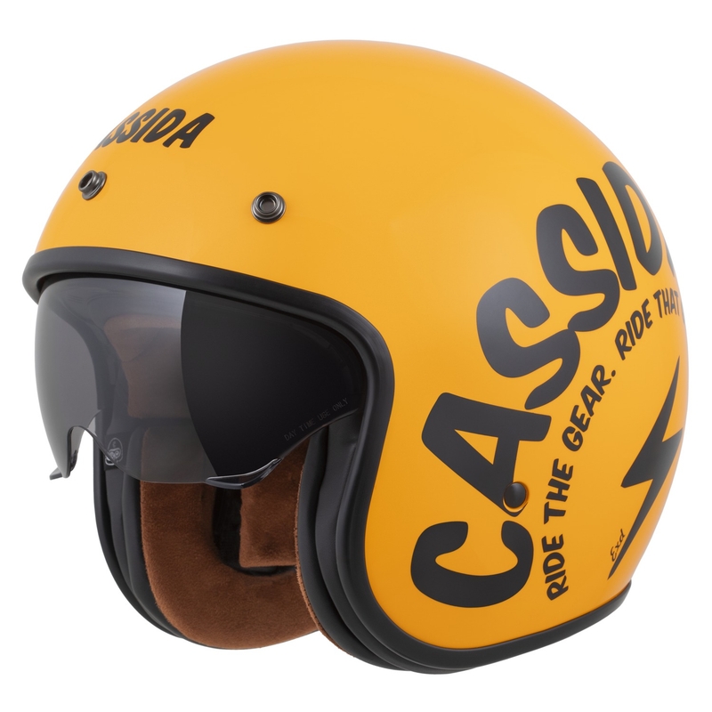 Cassida Oxygen 2.0 Gear otvorena motociklistička kaciga žuto-crna