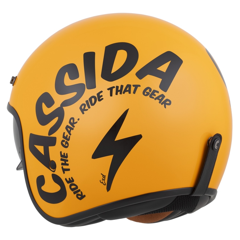 Cassida Oxygen 2.0 Gear otvorena motociklistička kaciga žuto-crna