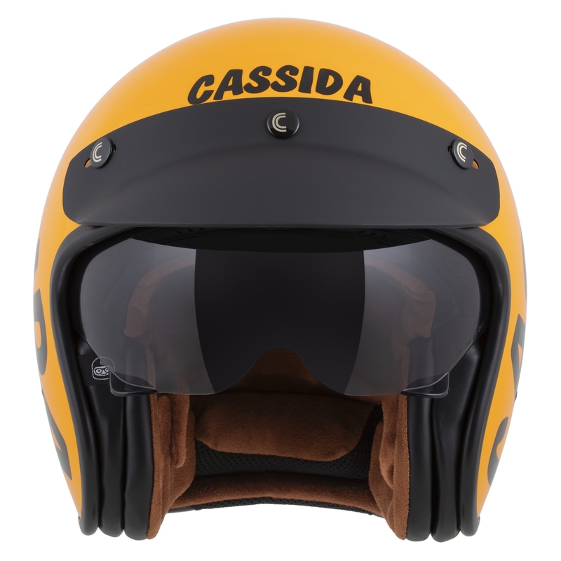Cassida Oxygen 2.0 Gear otvorena motociklistička kaciga žuto-crna