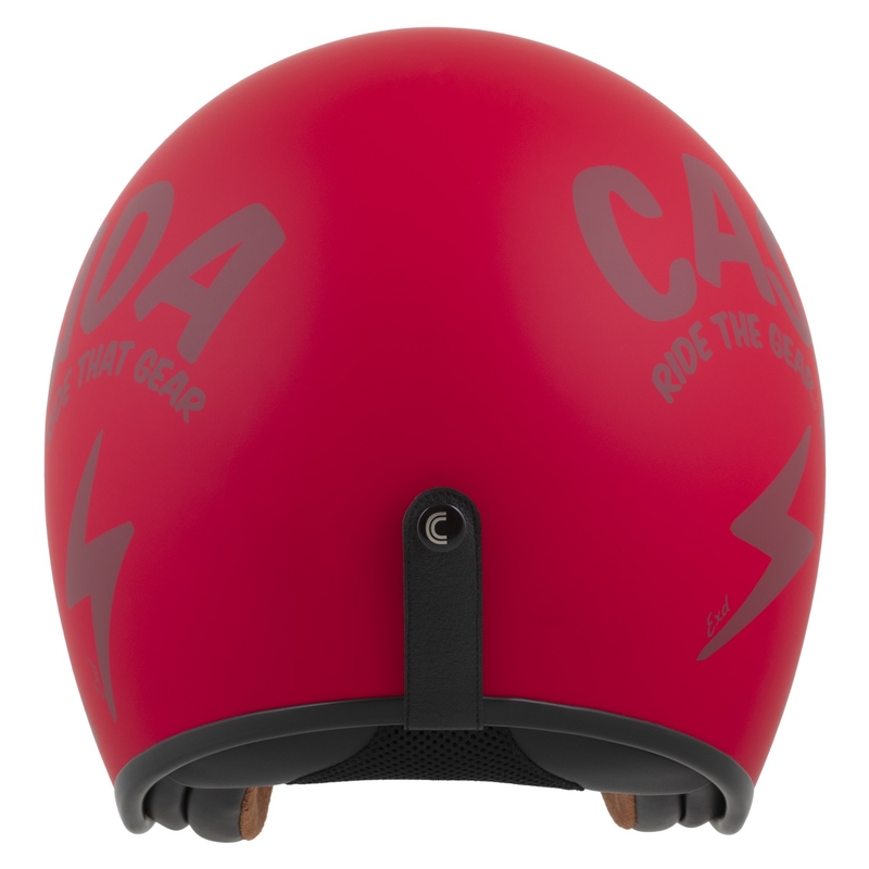 Cassida Oxygen 2.0 Gear otvorena motociklistička kaciga mat crveno-tamno crvena