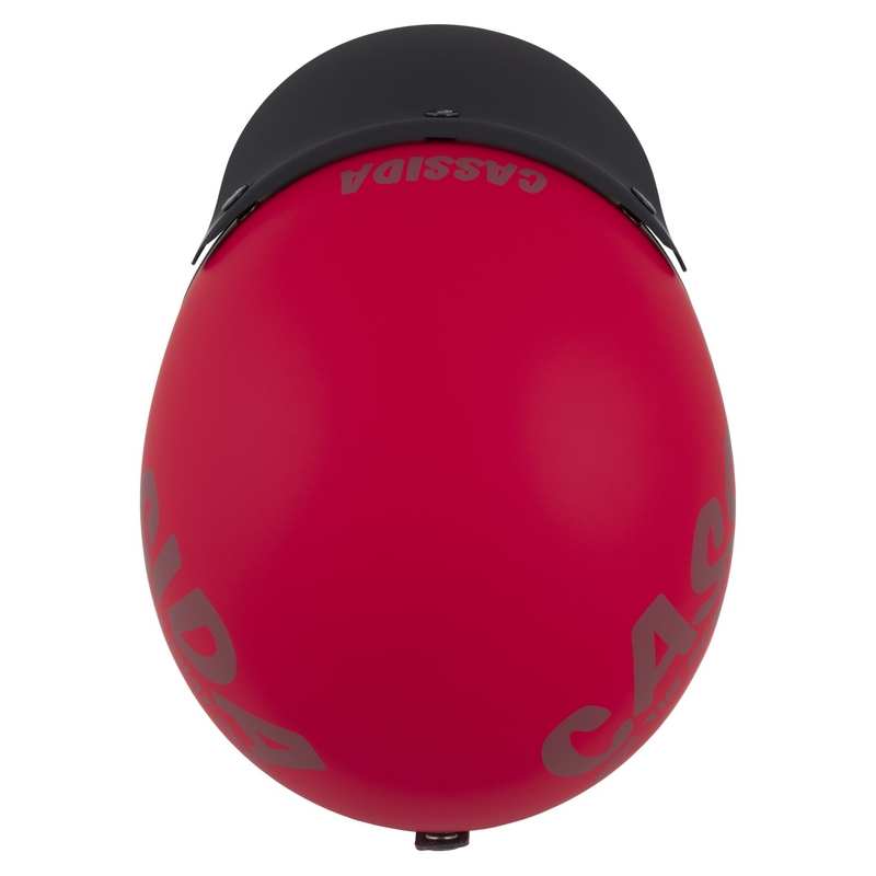 Cassida Oxygen 2.0 Gear otvorena motociklistička kaciga mat crveno-tamno crvena