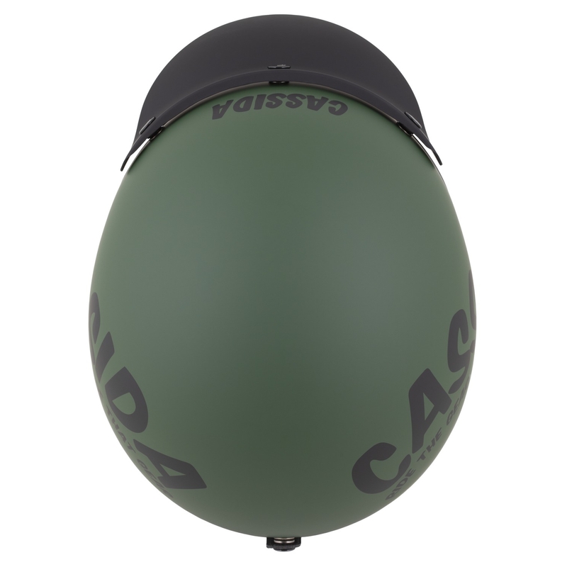 Cassida Oxygen 2.0 Gear otvorena motociklistička kaciga mat zeleno-crna
