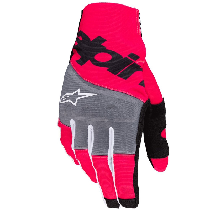 Alpinestars Techstar motokros rukavice crno-fluo roze