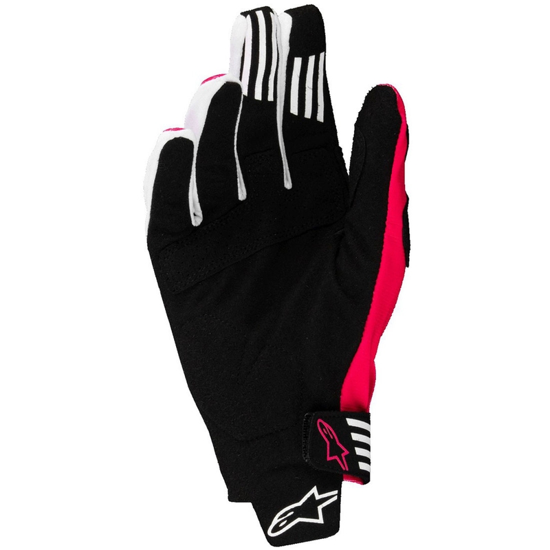 Alpinestars Techstar motokros rukavice crno-fluo roze