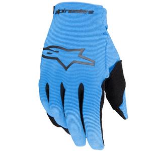 Dječje motorističke rukavice Alpinestars Radar svijetlo plavo-crne