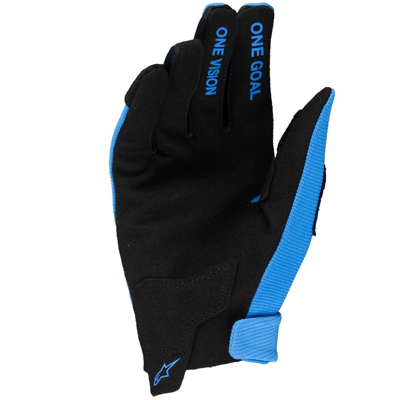 Dječje motorističke rukavice Alpinestars Radar svijetlo plavo-crne