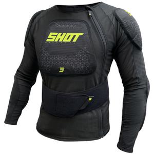 Shot Airlight štitnik za tijelo crno-fluo žuti