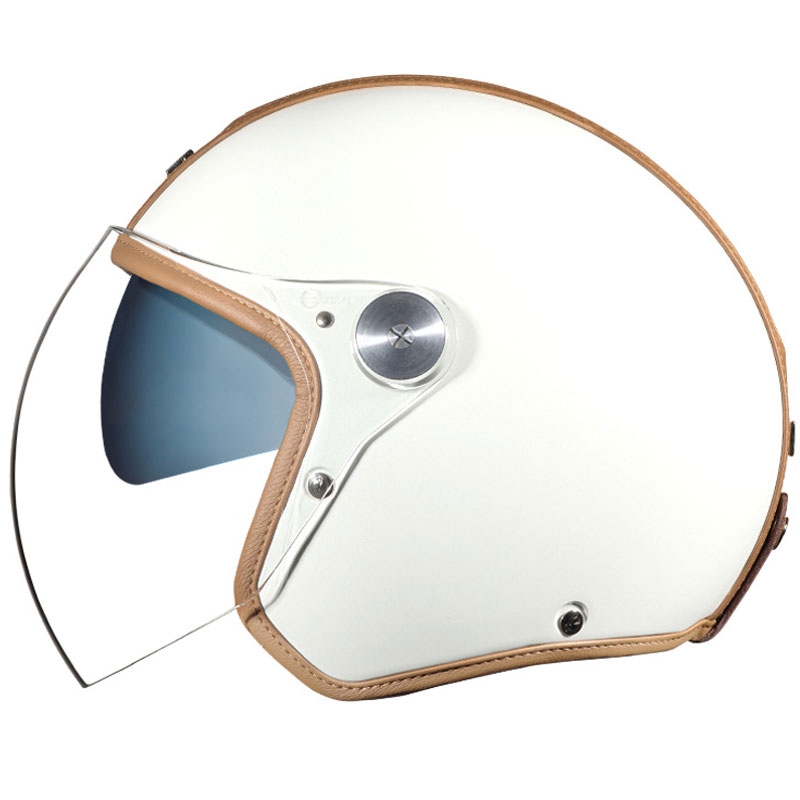 Nexx X.G30 Groovy SV otvorena kaciga bijelo-smeđa