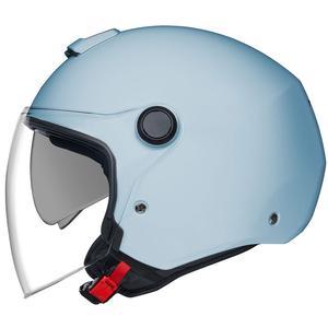 Otvorena motociklistička kaciga NEXX Y.10 Obična pastelno plava