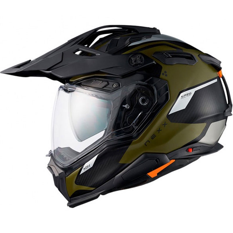 Enduro kaciga Nexx X.WED3 Keyo zeleno-srebrna