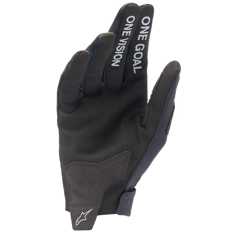Dječje motokros rukavice Alpinestars Radar crno-srebrne