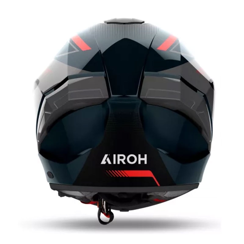 Airoh MATRYX široka motociklistička kaciga koja pokriva cijelo lice crno-sivo-crvena