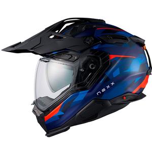 Enduro moto kaciga Nexx X.WED3 Trailmania plavo-crvena