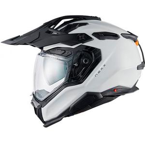 Enduro kaciga Nexx X.WED3 Obična biserno bijela