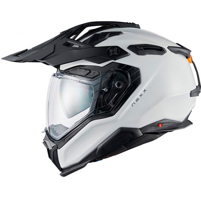 Enduro kaciga Nexx X.WED3 Obična biserno bijela