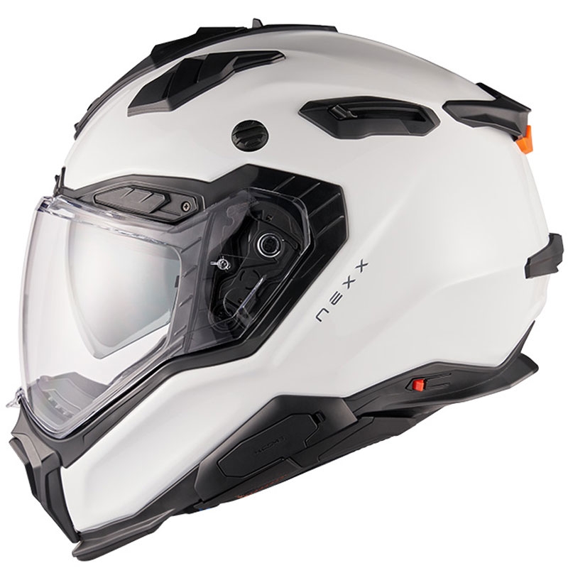 Enduro kaciga Nexx X.WED3 Obična biserno bijela