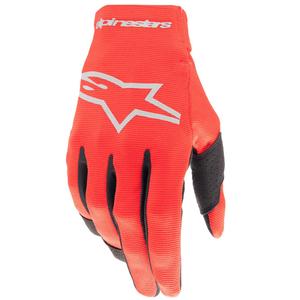 Dječje rukavice za motocross Radar Alpinestars crveno-srebrne