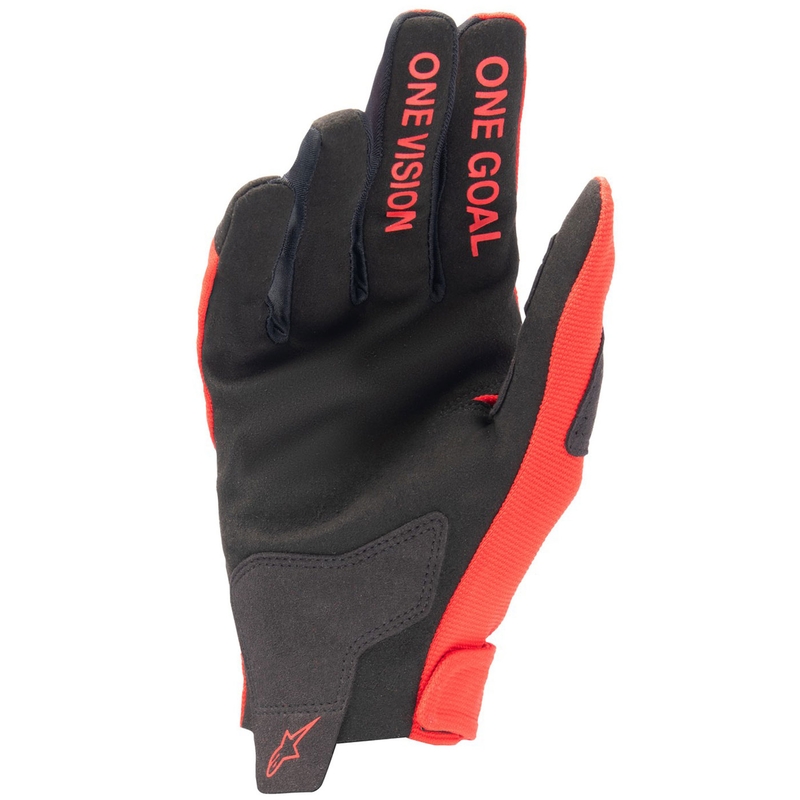 Dječje rukavice za motocross Radar Alpinestars crveno-srebrne