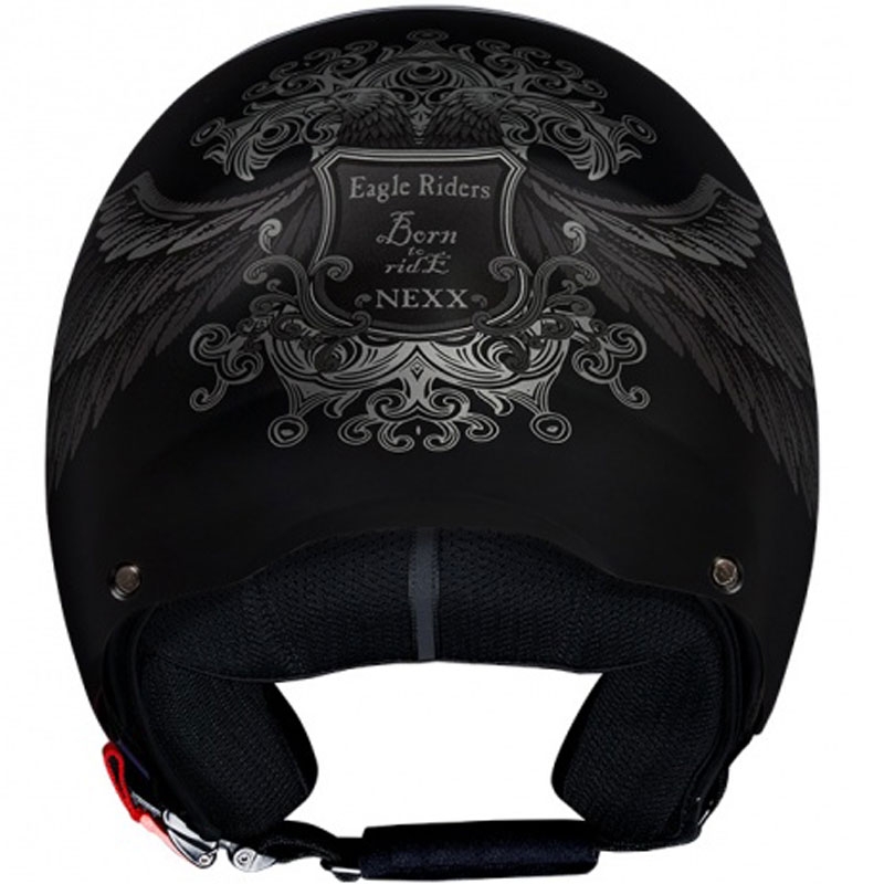 NEXX Y.10 EAGLE RIDER otvorena motociklistička kaciga crno-siva rasprodaja