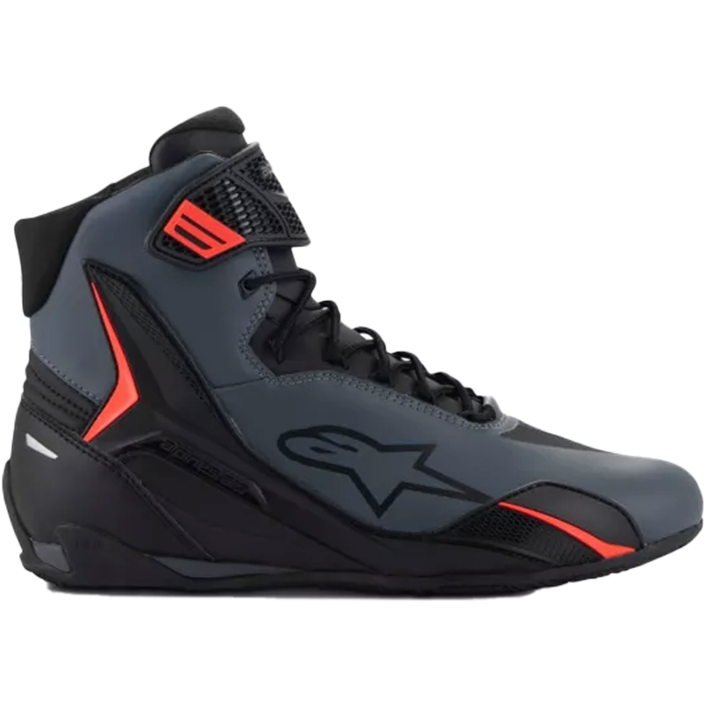 Motorističke čizme Alpinestars Faster-4 crno-sive-fluo crvene