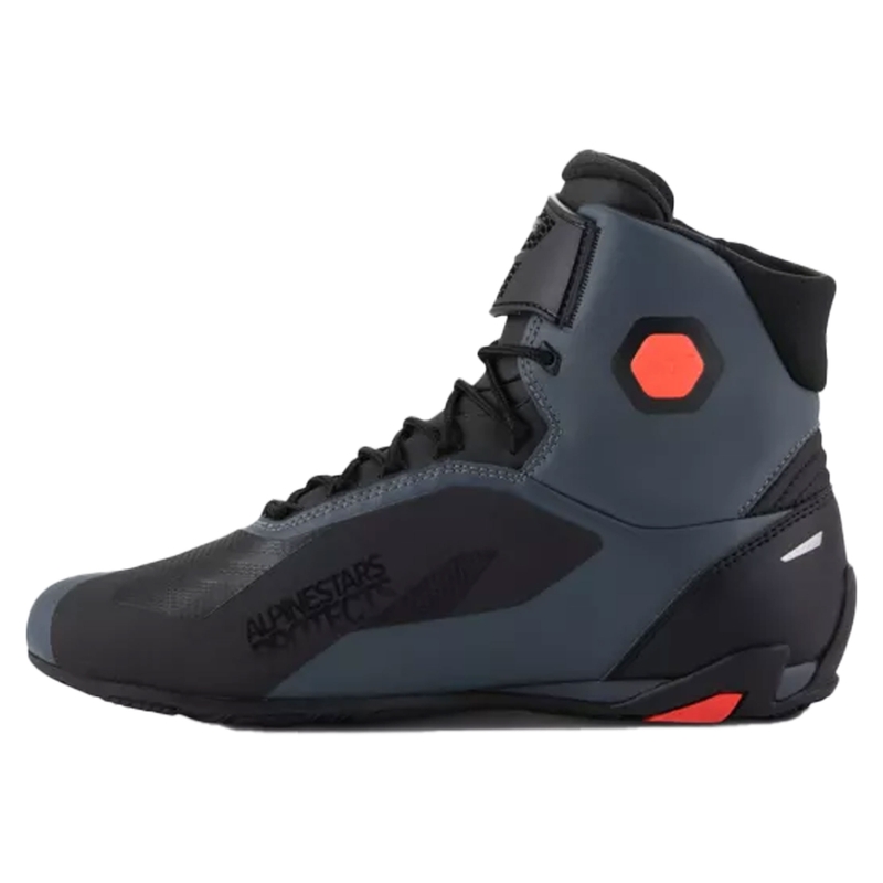 Motorističke čizme Alpinestars Faster-4 crno-sive-fluo crvene