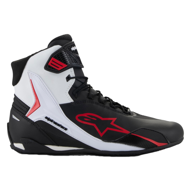 Motorističke čizme Alpinestars Faster-4 crno-bijelo-crvene