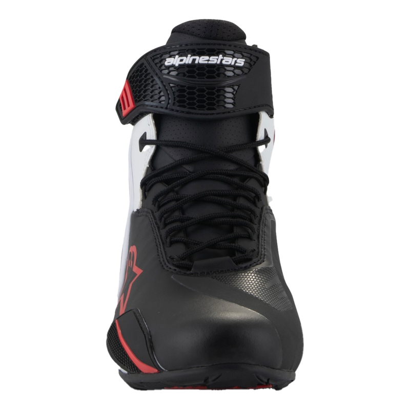 Motorističke čizme Alpinestars Faster-4 crno-bijelo-crvene
