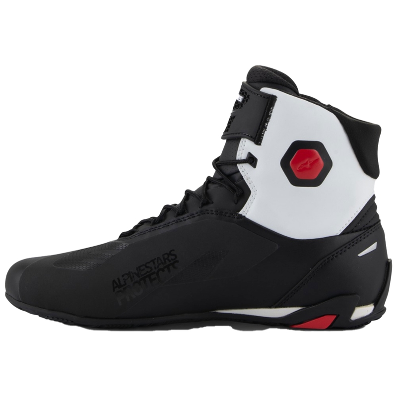 Motorističke čizme Alpinestars Faster-4 crno-bijelo-crvene