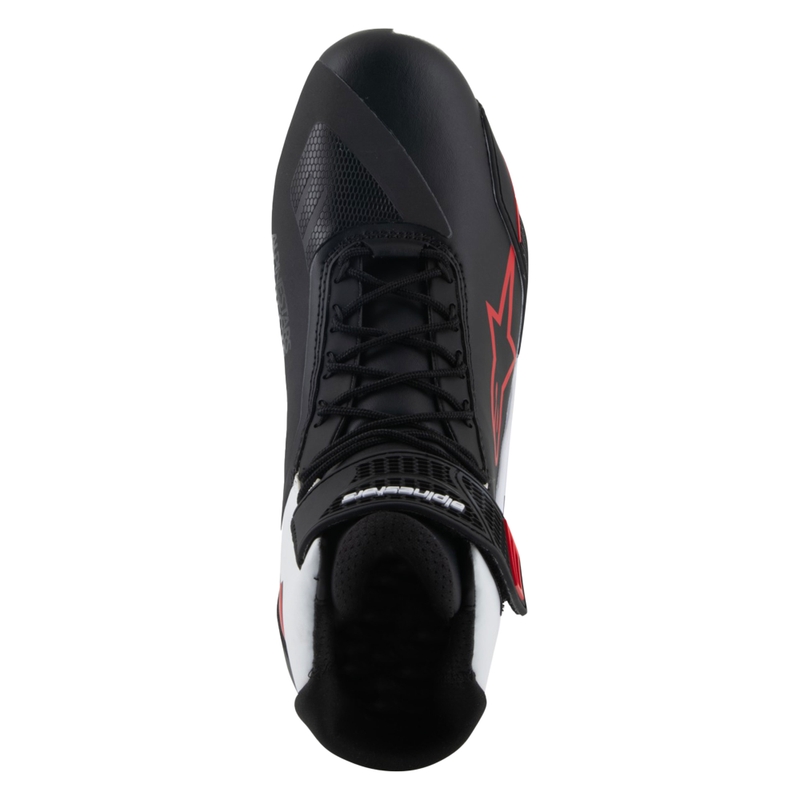Motorističke čizme Alpinestars Faster-4 crno-bijelo-crvene