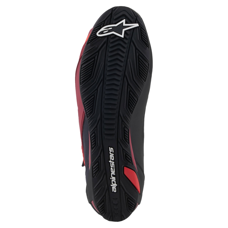 Motorističke čizme Alpinestars Faster-4 crno-bijele-tamnocrvene