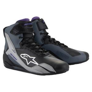 Alpinestars Stella Faster-4 ženske motorističke čizme crno-sivo-ljubičaste