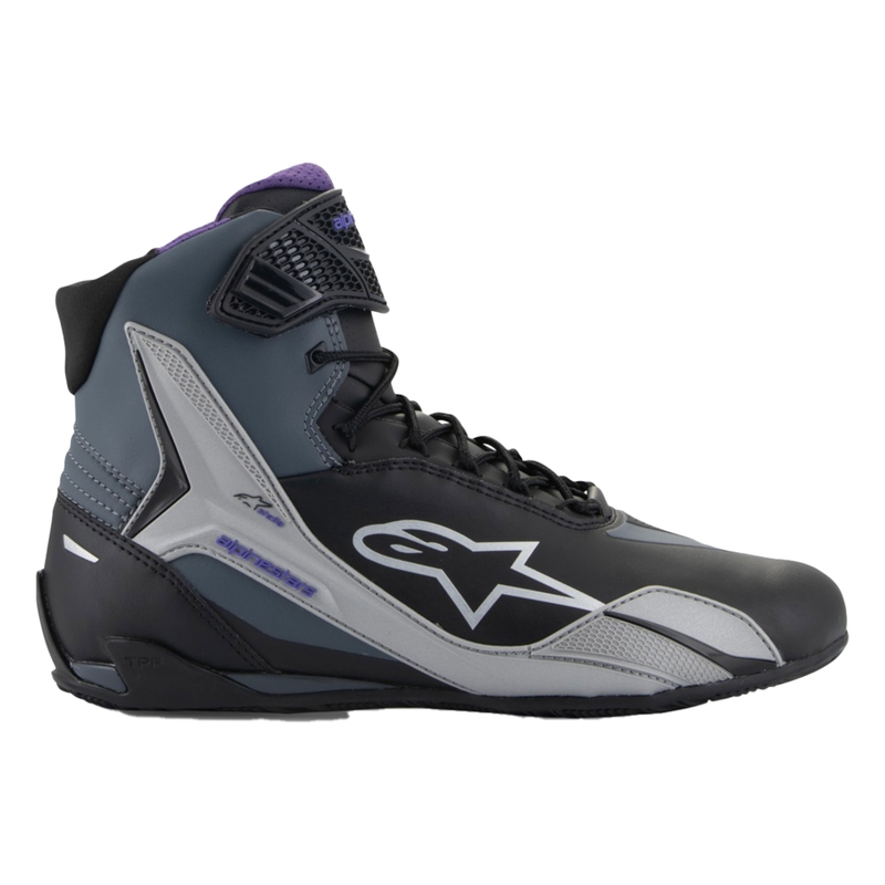 Alpinestars Stella Faster-4 ženske motorističke čizme crno-sivo-ljubičaste