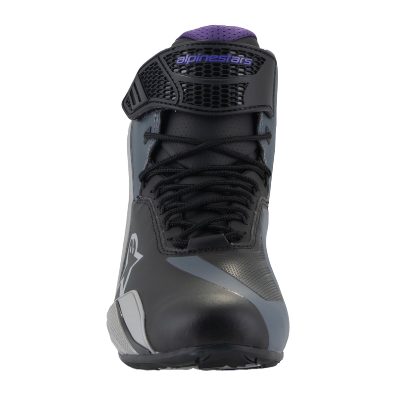 Alpinestars Stella Faster-4 ženske motorističke čizme crno-sivo-ljubičaste