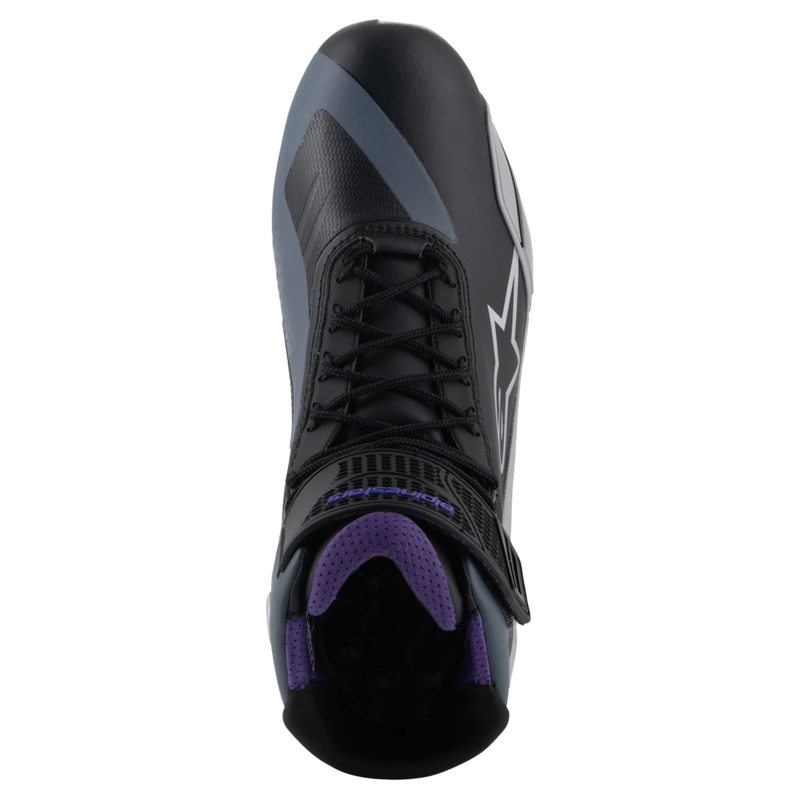 Alpinestars Stella Faster-4 ženske motorističke čizme crno-sivo-ljubičaste