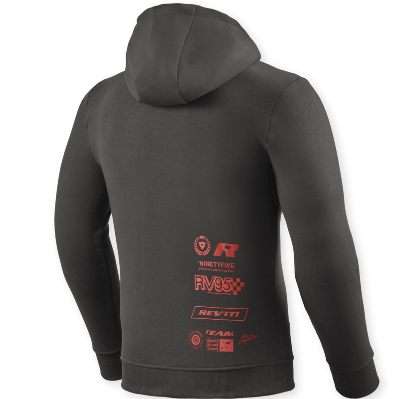 Revit Benjamin majica s kapuljačom siva