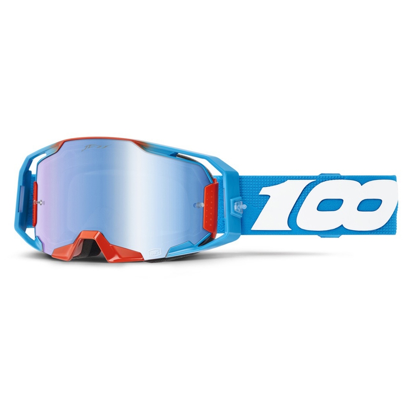 Set 100% Armatic Jett Lawrence LE ružičasto-plavih naočala za motocross