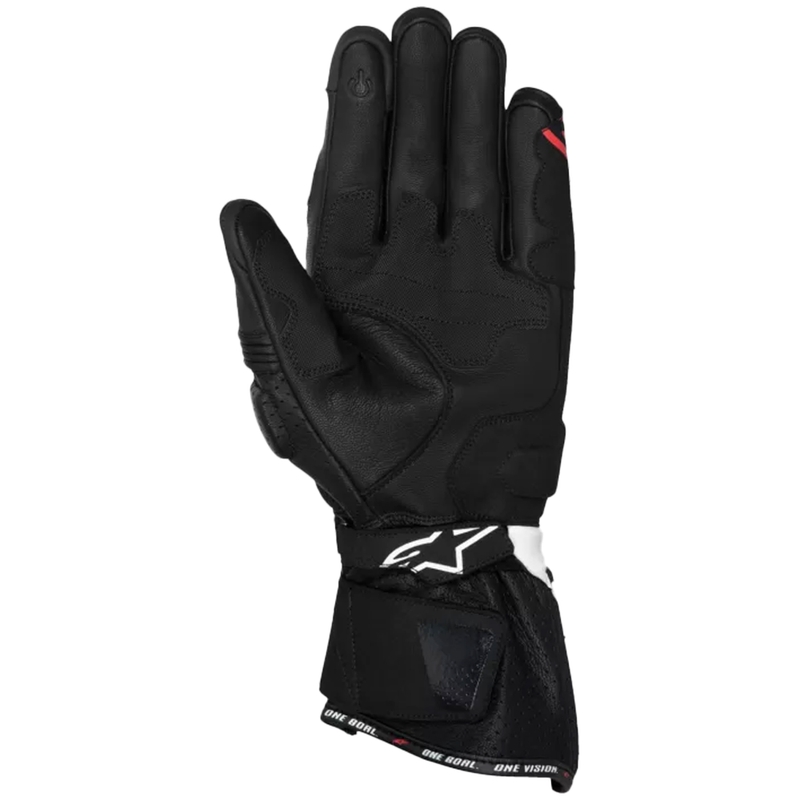 Alpinestars SP-3 moto rukavice crno-bijele-fluo crvene boje