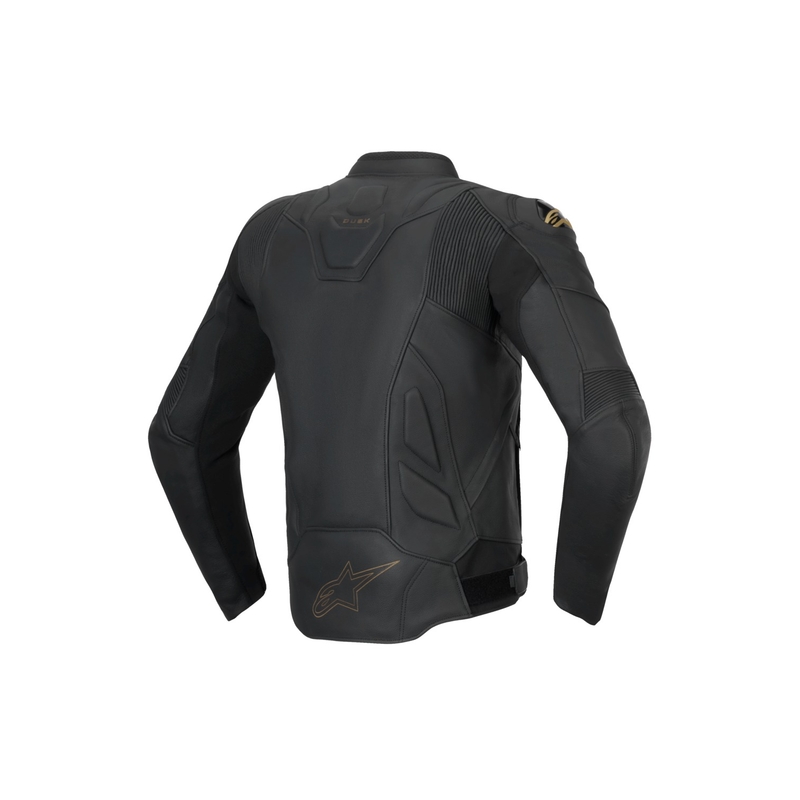 Alpinestars Dusk kožna motociklistička jakna crno-zlatna