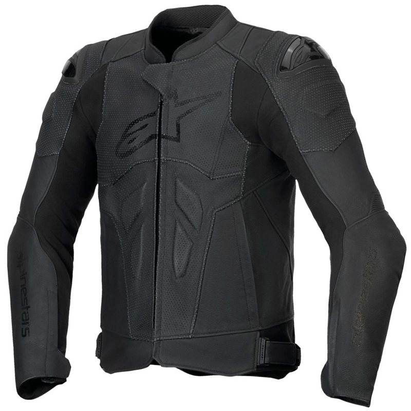 Alpinestars Dusk Airflow kožna motoristička jakna crno-crna