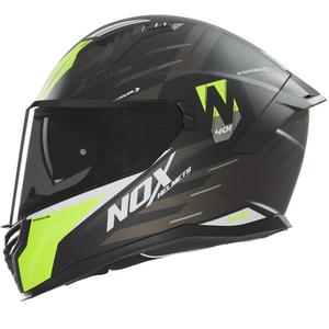NOX N401 Crower motociklistička kaciga za cijelo lice mat crno-fluo žuta