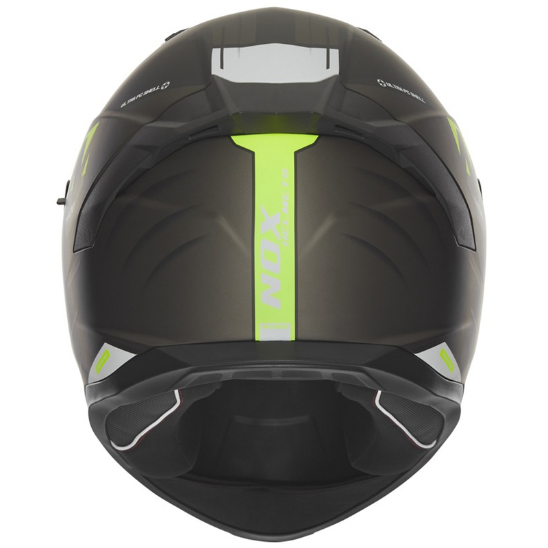 NOX N401 Crower motociklistička kaciga za cijelo lice mat crno-fluo žuta