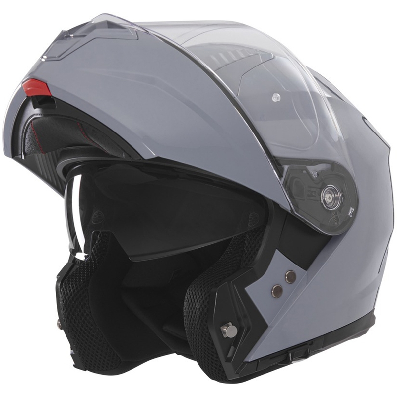 Motociklistička kaciga na preklop NOX N968 siva