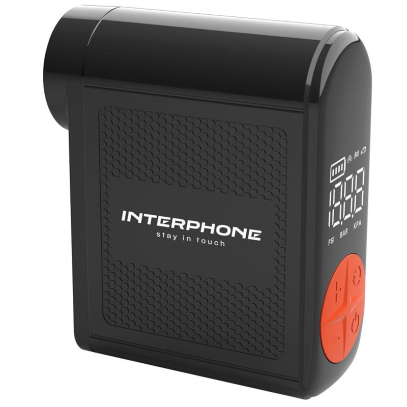 Mini baterijski kompresor Interphone crni