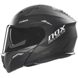 NOX N968 Ultra Flip-Up motociklistička kaciga Mat crna-titan