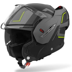 Airoh Mathisse 2 Genius preklopna motociklistička kaciga mat žuta