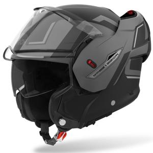 Airoh Mathisse 2 Genius preklopna motociklistička kaciga mat siva