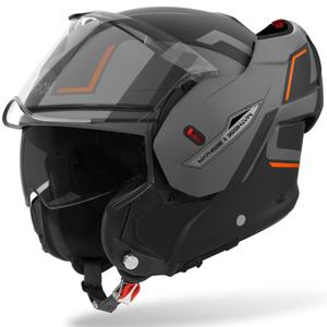 Airoh Mathisse 2 Genius preklopna motociklistička kaciga mat narančasta
