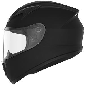 NOX N731 dječja motociklistička kaciga koja pokriva cijelo lice, mat crna