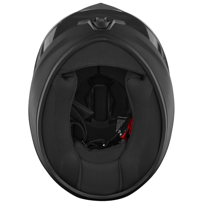 NOX N731 dječja motociklistička kaciga koja pokriva cijelo lice, mat crna